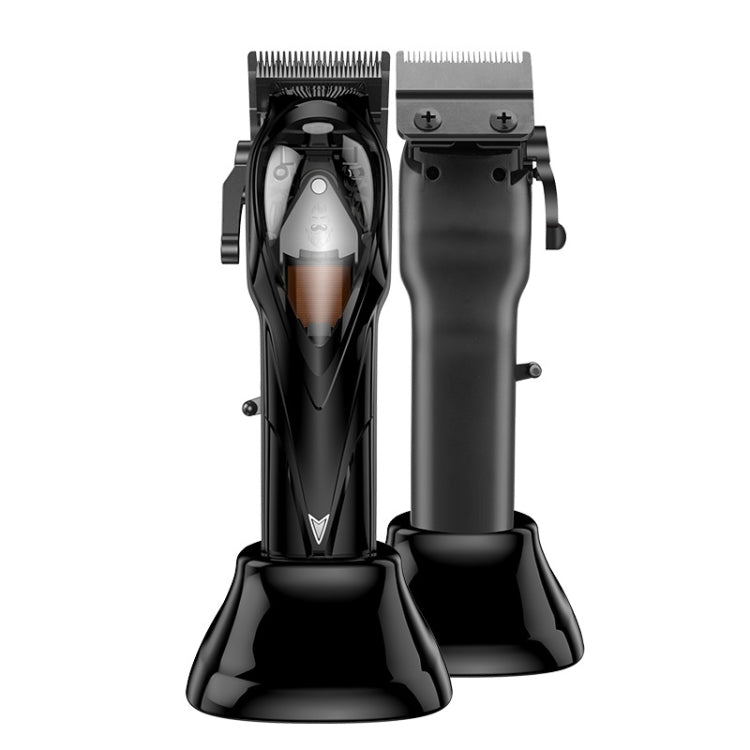 Rechargeable Magnetic Suspension High-speed Electric Hair Clipper(Black) - free shipping - PMC TechLife - Order now!