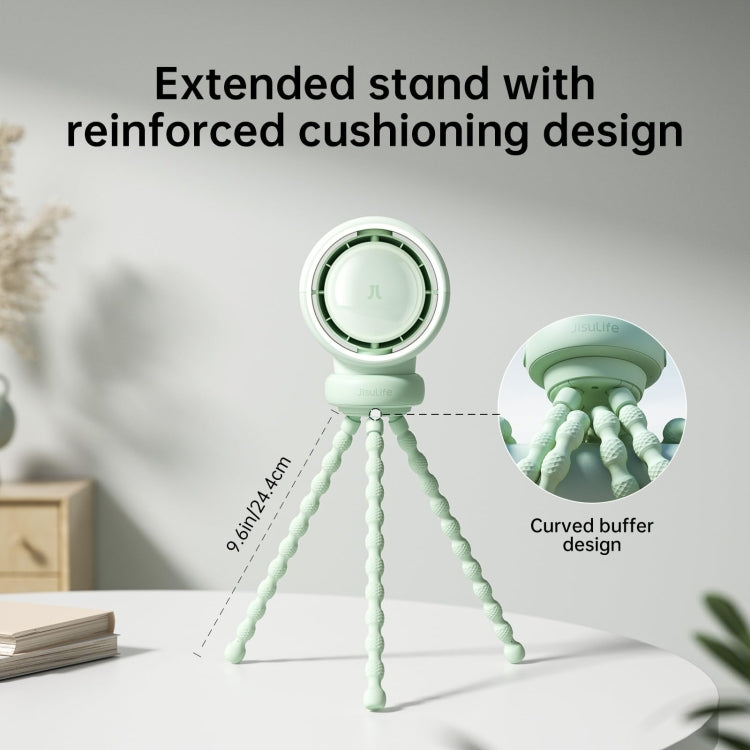 JisuLife Stroller Fan Life2 Stroller Octopus Fan High Speed Portable Desktop Clip Fan(Brown) - free shipping - PMC TechLife - Order now!