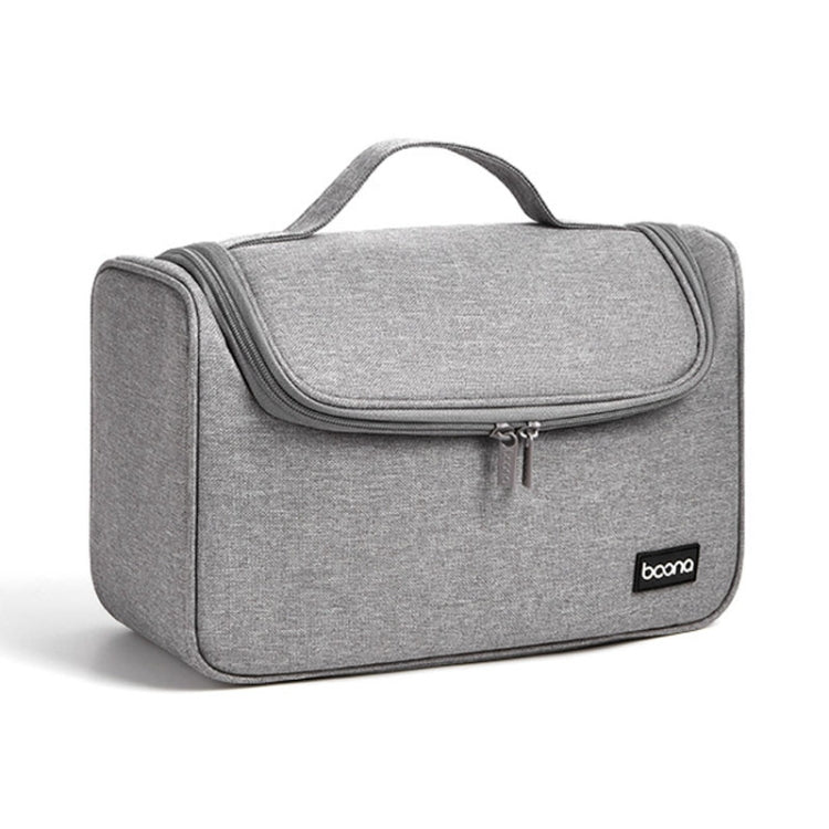For Dyson Baona BN-DS002 Large Capacity Portable Handheld Hair Dryer Storage Bag with Hook(Gray) - For Dyson Accessories by Baona | Online Shopping South Africa | PMC TechLife | Buy Now Pay Later Mobicred