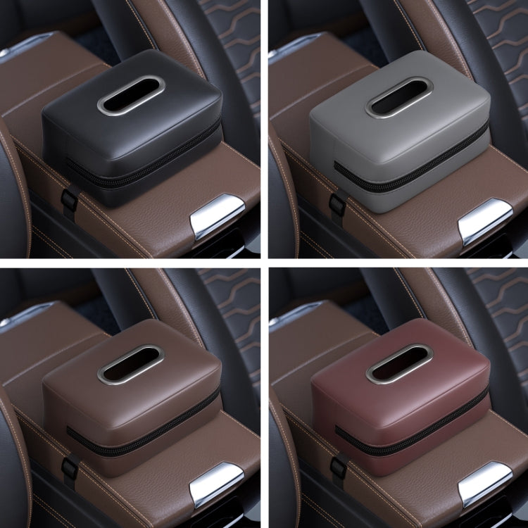 Car Seat Armrest Tissue Box Sun Visor Seat Back Hanging Paper Bag(Red) - Stowing Tidying by PMC TechLife | Online Shopping South Africa | PMC TechLife | Buy Now Pay Later Mobicred
