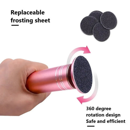 Electric Foot Grinder Calluses Dead Skin Remover With 60pcs Replaceable Sandpaper Discs US Plug(Black) - Grinding Tools & Accessories by PMC Jewellery | Online Shopping South Africa | PMC Jewellery | Buy Now Pay Later Mobicred