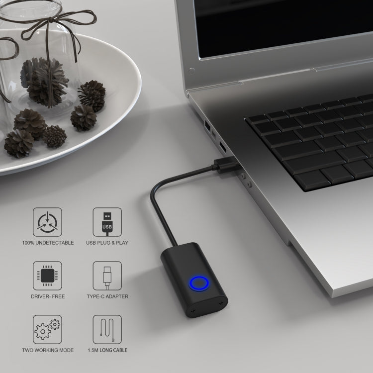 Virtual Mouse Prevents Computer Hibernation Fully Automatic Mouse Movement Paths(Long Strip Black) - Wired Mice by PMC Jewellery | Online Shopping South Africa | PMC Jewellery | Buy Now Pay Later Mobicred