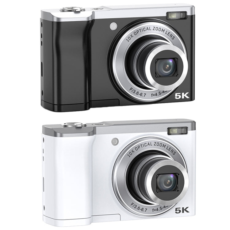 DC305X 5K/30FPS 2.8-Inch HD Shooting 5X Optical Zoom Anti-Shake Digital Camera, Color: White UK Plug - Children Cameras by PMC Jewellery | Online Shopping South Africa | PMC Jewellery | Buy Now Pay Later Mobicred