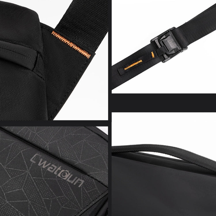 Cwatcun D133 Camera Chest Bag Multi-functional Handheld Slanting Cross Shoulder Camera Casual Bag, Color: Small Black - Strap Satchel by Cwatcun | Online Shopping South Africa | PMC TechLife | Buy Now Pay Later Mobicred