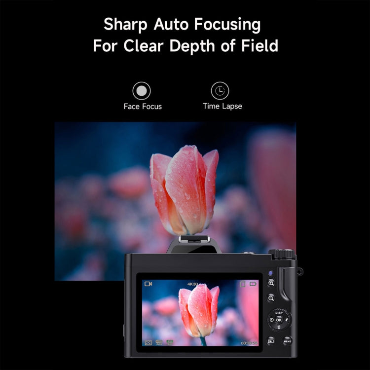 DC-201S 5K/30FPS 3.5-Inch 16X Six-Axis Anti-Shake HD Digital Camera With UV Lens(EU Plug) - free shipping - PMC TechLife - Order now!