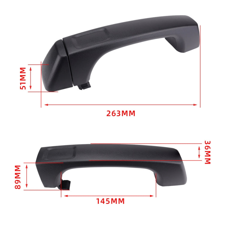 For Hummer H3 Front Rear Door Handles, Specifications: 1pcs - Door Handles by PMC Jewellery | Online Shopping South Africa | PMC Jewellery | Buy Now Pay Later Mobicred