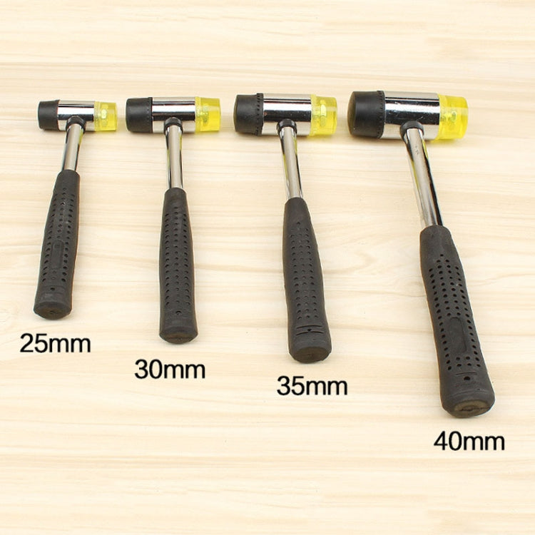 40mm No Bounce Mounting Hammer Handmade DIY Double Face Tap Rubber Hammer - Hammer by PMC TechLife | Online Shopping South Africa | PMC TechLife | Buy Now Pay Later Mobicred