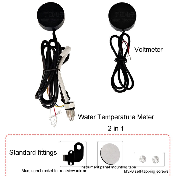 Morfayer Motorcycle Dual Display Intelligent Alarm Power Meter, Model: Voltmeter(Random Color Delivery) - Electrical Instruments by PMC TechLife | Online Shopping South Africa | PMC TechLife | Buy Now Pay Later Mobicred