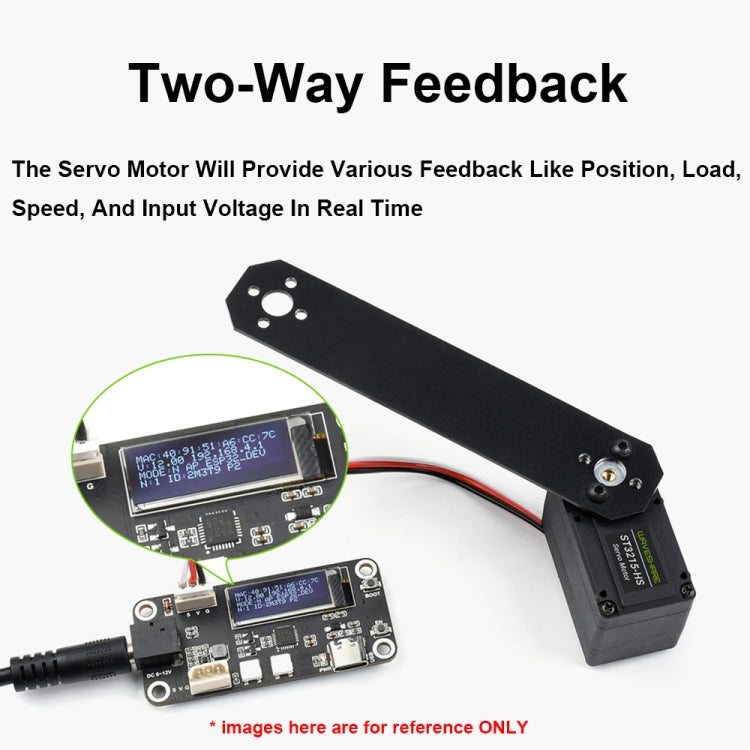 Waveshare 25127 20kg.Cm 106PRM High Speed Bus Servo Motor(ST3215-HS) - free shipping - PMC TechLife - Order now!