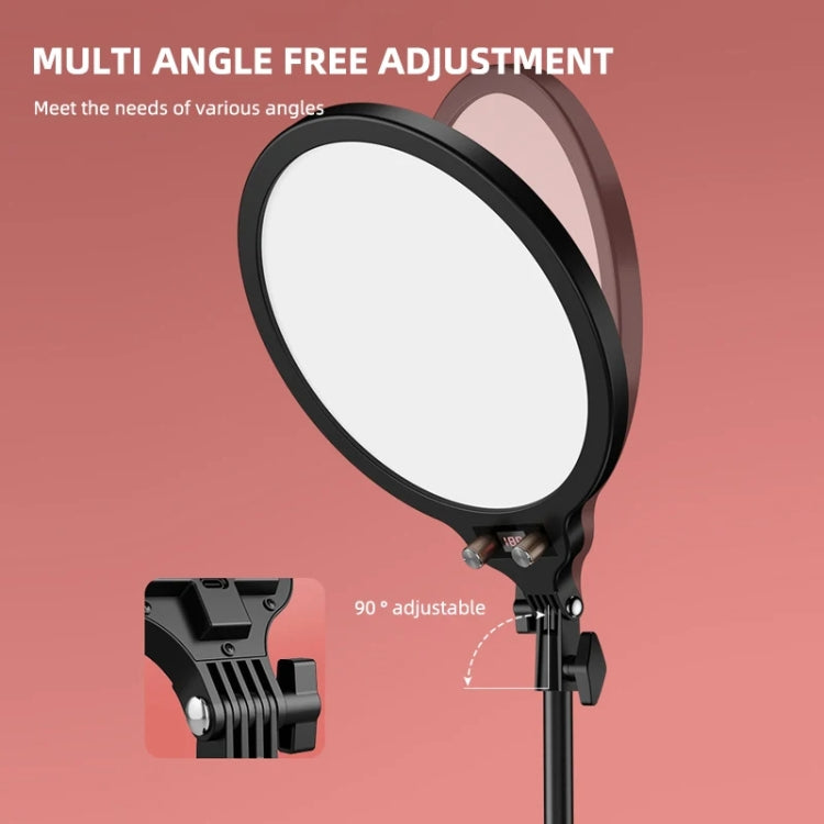 10.2 Inch Full-Screen Selfie Ring Light Tripod Set for Live Stream, Spec: 210cm Overhead Shot - Selfie Light by PMC Jewellery | Online Shopping South Africa | PMC Jewellery | Buy Now Pay Later Mobicred