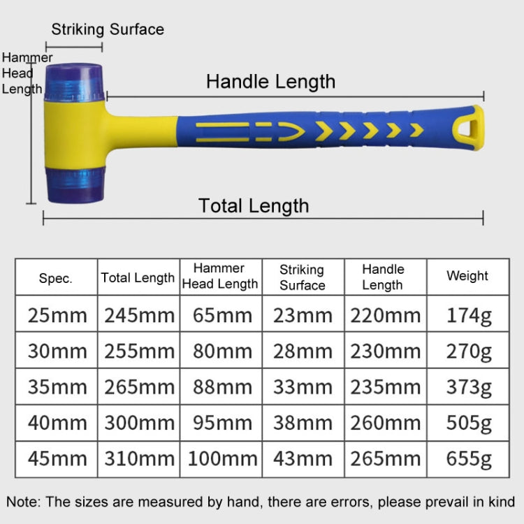 25mm Removable Floor Tile Installation Soft Hammer Door Window Hammer - free shipping - PMc TechLife - Order now!