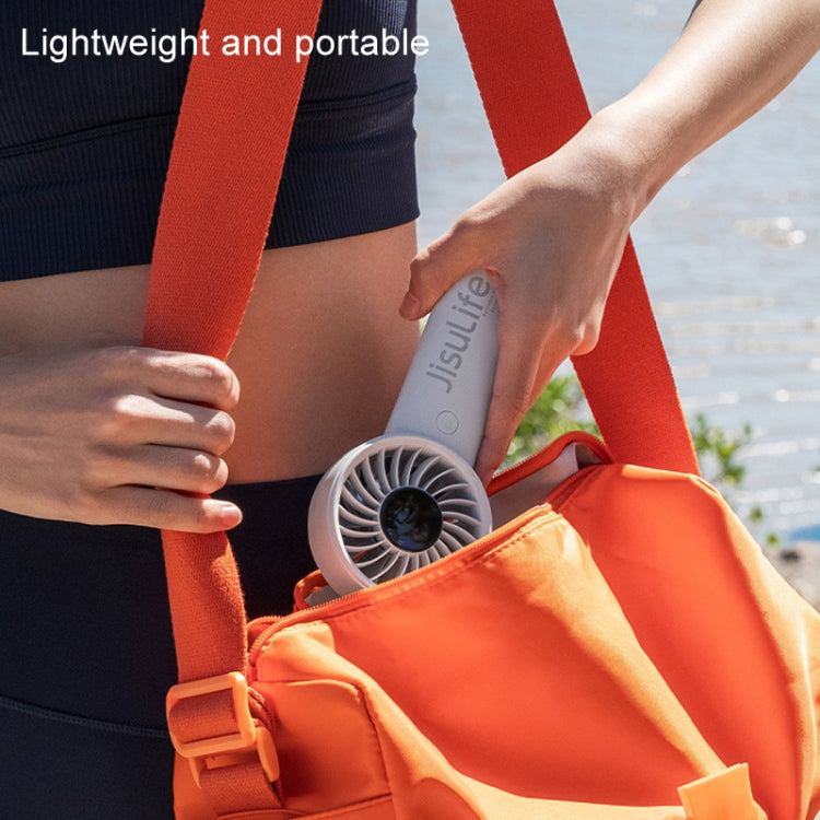 JisuLife Life4 Handheld Portable Small Rechargeable Fan, Battery Capacity: 3600mAh Black - free shipping - PMC Jewellery - Order now!