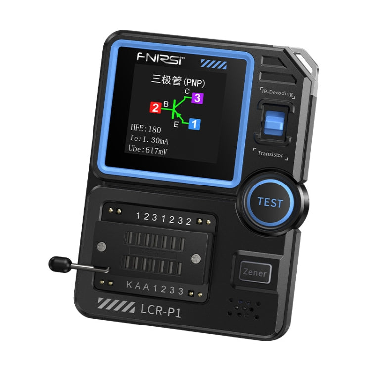 FNIRSI LCR-P1 Transistor Tester Multifunctional Electronic Component Inspection Tool(Black) - free shipping - PMC Jewellery - Order now!