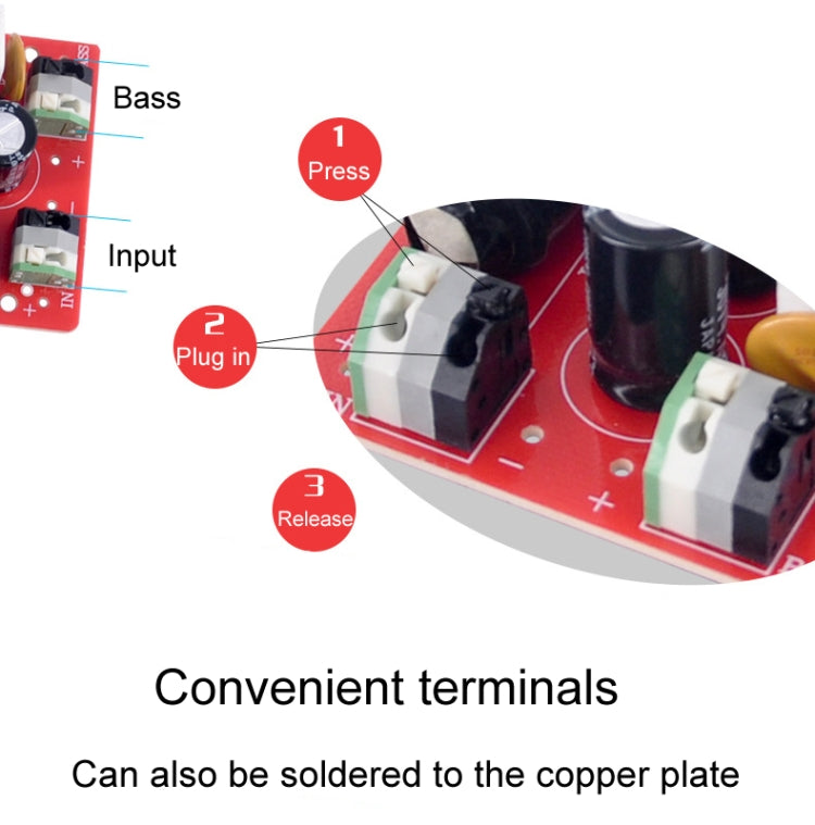 WEAH-90A DIY Audio Bass Crossover Solderless High Power Divider - Audio Crossover by PMC TechLife | Online Shopping South Africa | PMC TechLife | Buy Now Pay Later Mobicred
