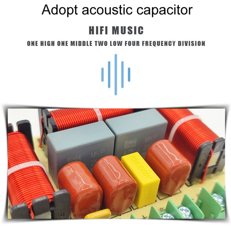 RCEDA-402A One High One Medium Two Low 4-Way Speaker Crossover Audio Modification Divider - Audio Crossover by PMC TechLife | Online Shopping South Africa | PMC TechLife | Buy Now Pay Later Mobicred