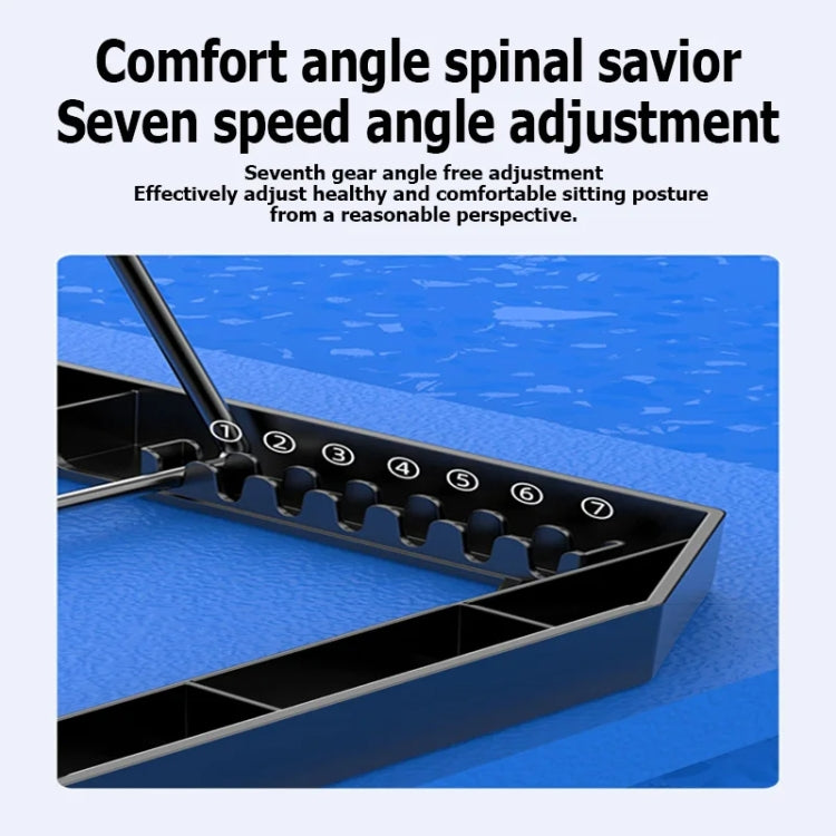 ICE COOREL K22 4-fans Adjustable Laptop Radiator Base with Atmosphere Light with Speed Regulation - Cooling Pads by ICE COOREL | Online Shopping South Africa | PMC Jewellery | Buy Now Pay Later Mobicred