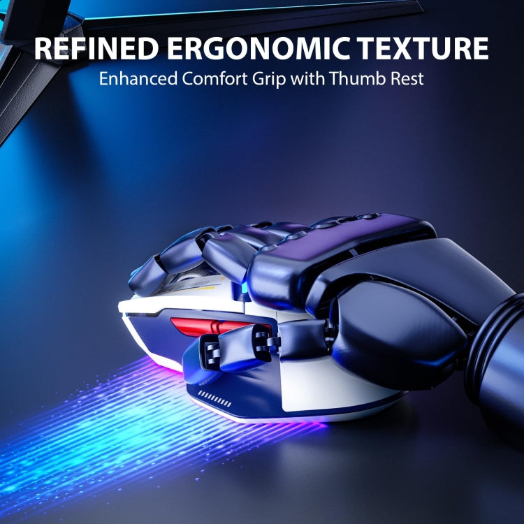Inphic IN9 Tri-mode Wireless Bluetooth Gaming Office Computer Mouse(Blue) - free shipping - PMC Jewellery - Order now!