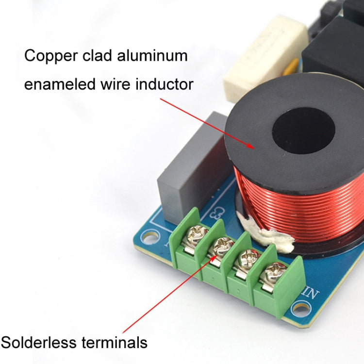 SP-122 120W Single Pure Midrange Crossover Board Hi-Fi Speaker Conversion Divider - Audio Crossover by PMC TechLife | Online Shopping South Africa | PMC TechLife | Buy Now Pay Later Mobicred