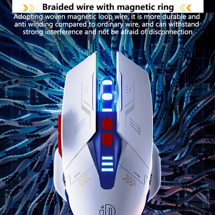 Inphic W9P Glowing Computer Gaming Wired Mouse(Silent Version) - free shipping - PMC Jewellery - Order now!