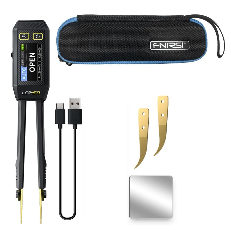 FNIRSI Digital Tweezers Resistor Capacitor Component Test Multimeter(LCR-ST1) - free shipping - PMC Jewellery - Order now!