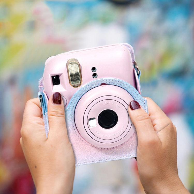 Colorful Starry Sky Camera Protection Bag For Fujifilm Instax Mini 12(Blue Pink) - free shipping - PMC TechLife - Order now!