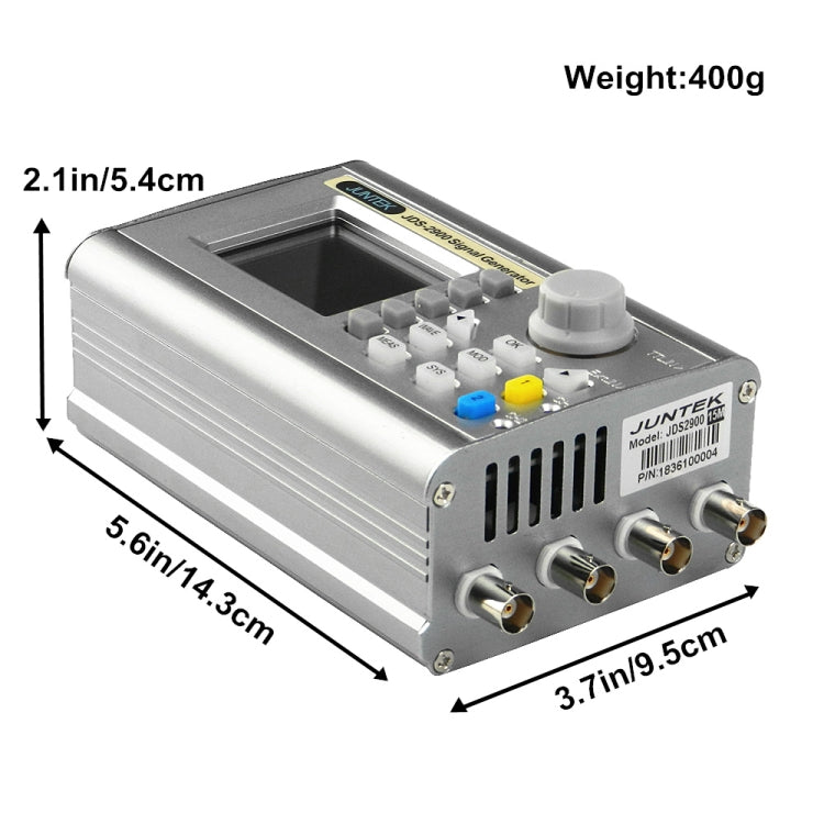 JUNTEK Programmable Dual-Channel DDS Function Arbitrary Waveform Signal Generator, Frequency: 50MHz(UK Plug) - Other Tester Tool by PMC TechLife | Online Shopping South Africa | PMC TechLife | Buy Now Pay Later Mobicred