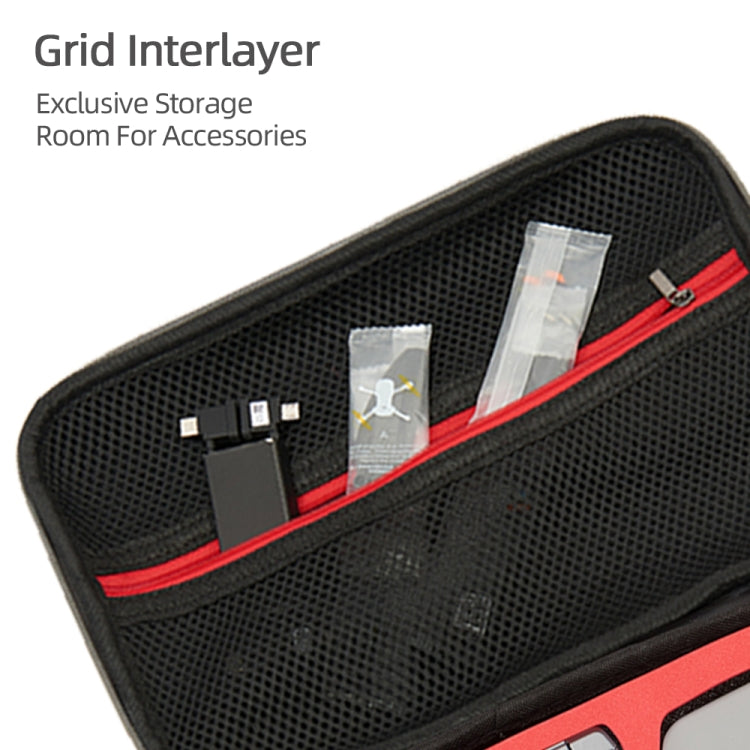 For DJI Neo Fly More Combo Carrying Case Handbag Protective Box(Gray + Red Inner) - free shipping - PMC TechLife - Order now!