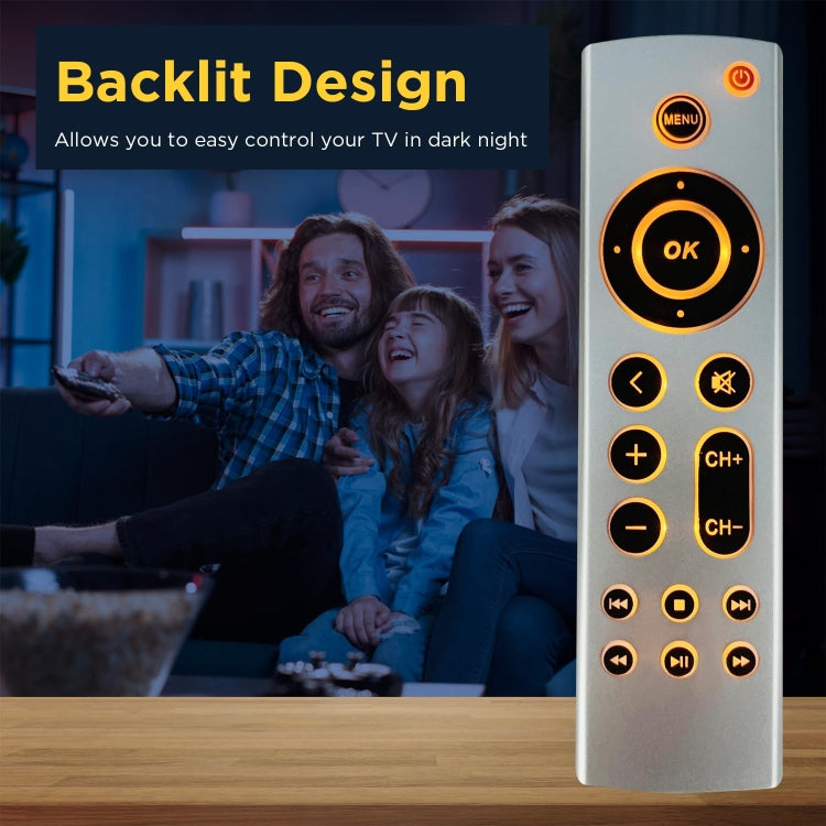 For Apple TV Remote Control 4K / HD A2169 A1842 A1625 Backlight Style Without Voice - TV by PMc TechLife | Online Shopping South Africa | PMc TechLife | Buy Now Pay Later Mobicred