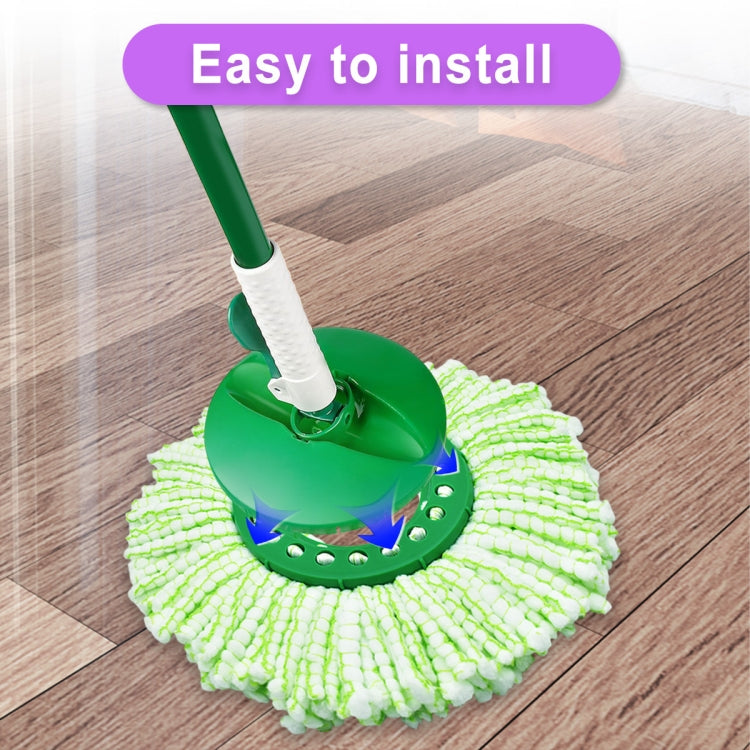 For Libman Tornado Spin Mop Microfiber Mop Pad Replacement Parts(Green) - Handheld Cleaner & Mops by PMC TechLife | Online Shopping South Africa | PMC TechLife | Buy Now Pay Later Mobicred