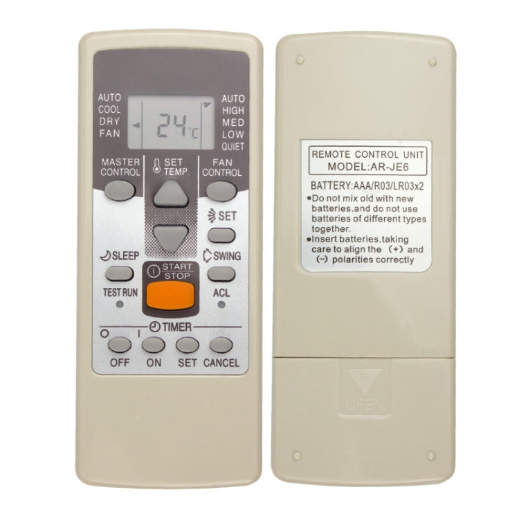 For Fujitsu AR-JE6 Air Conditioner Remote Control Replacement Parts - Air-Conditioner by PMc TechLife | Online Shopping South Africa | PMc TechLife | Buy Now Pay Later Mobicred