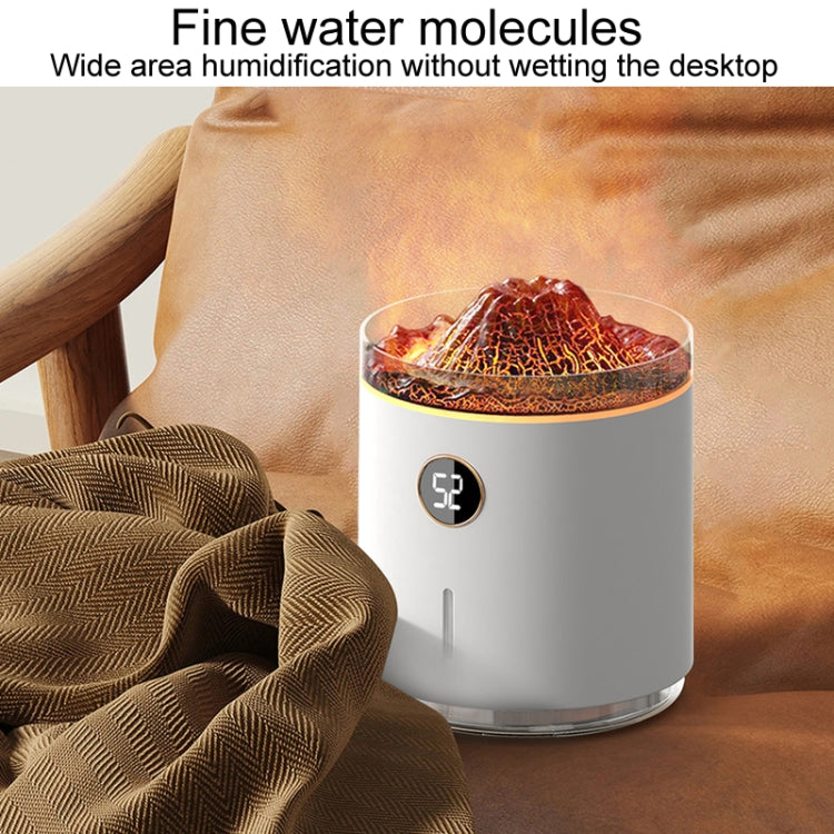 HX127 Mini Volcano Lava Aromatherapy Diffuser Small Household Atmosphere Humidifier, Color: Black - free shipping - PMC TechLife - Order now!