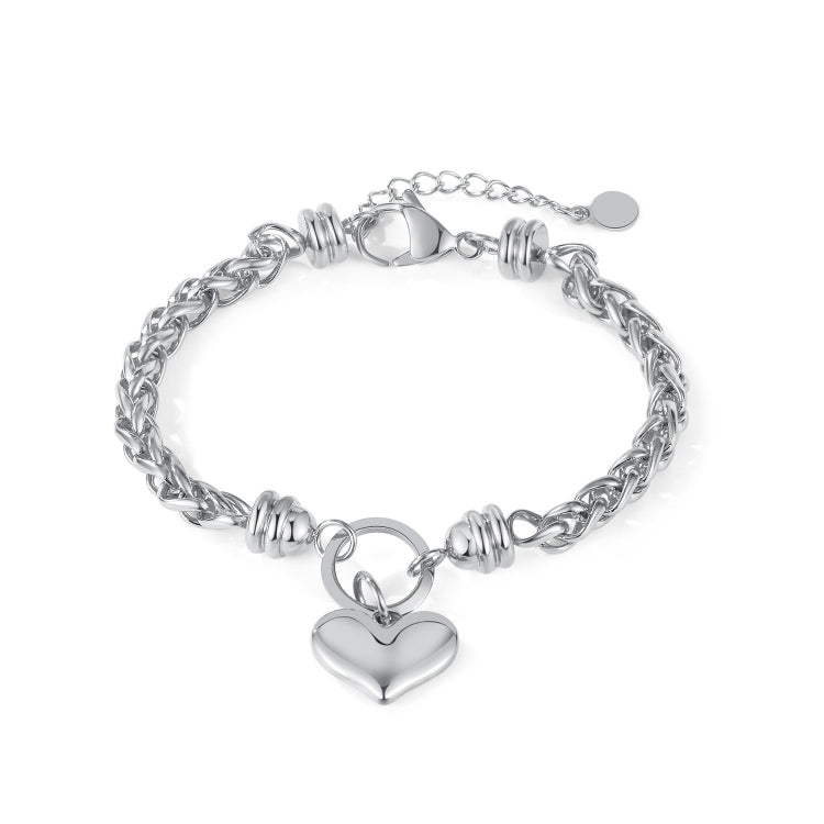 OPK 1325 Love Personalized Stainless Steel Bracelet, Color: Steel Color - Bracelets by OPK | Online Shopping South Africa | PMC Jewellery | Buy Now Pay Later Mobicred