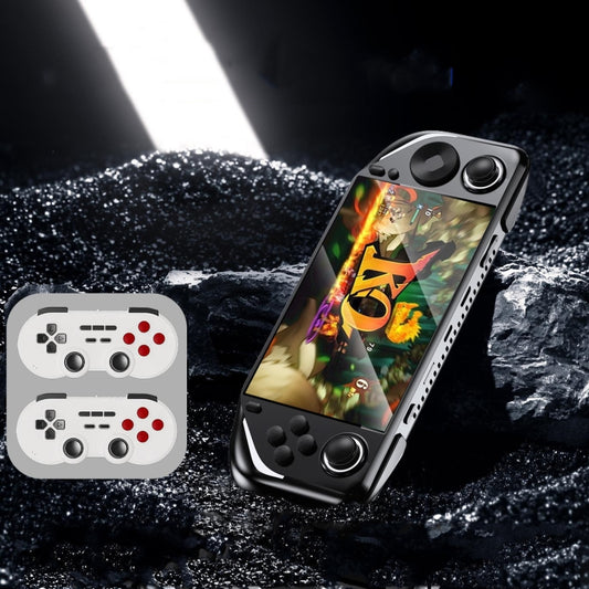 E6 Handheld Game Console 5 Inch IPS Screen Retro Gamebox  With 2 Handles 32GB(Black) - Pocket Console by PMC Jewellery | Online Shopping South Africa | PMC Jewellery | Buy Now Pay Later Mobicred