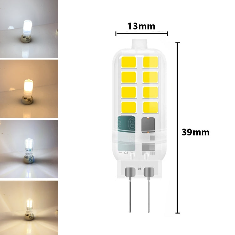 G4 AC/DC12V 3W Flicker-free Replacement LED Halogen Lamp Beads, Light Color: Cold White(Transparent Cover) - LED Blubs & Tubes by PMc TechLife | Online Shopping South Africa | PMc TechLife | Buy Now Pay Later Mobicred