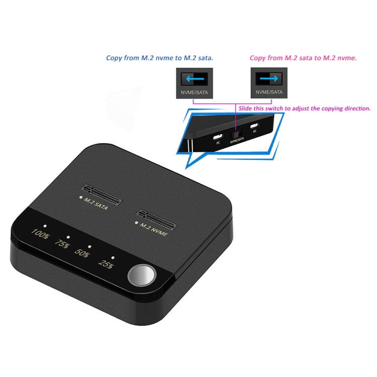 SSD Copy Machine M.2 SATA/NVME Mutual Copy Clone Online Read / Write HDD Enclosure - free shipping - PMC Jewellery - Order now!