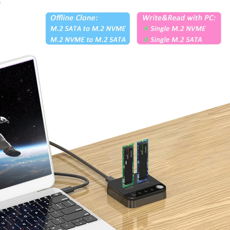 SSD Copy Machine M.2 SATA/NVME Mutual Copy Clone Online Read / Write HDD Enclosure - free shipping - PMC Jewellery - Order now!