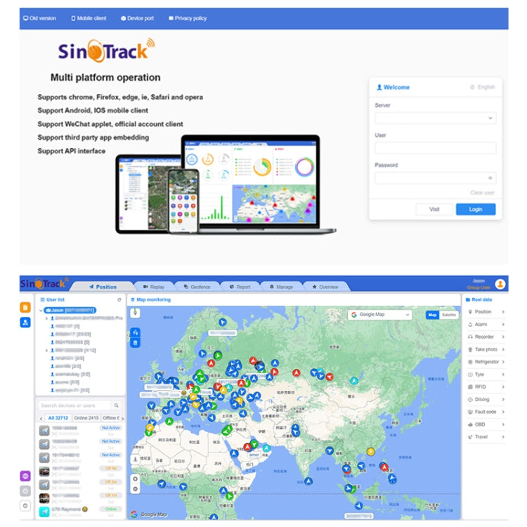 SinoTrack GPS Vehicle-Mounted Motorcycle Car Positioning Tracker, Model: 2G-ST-901M+Relay - GPS Accessories by SinoTrack | Online Shopping South Africa | PMC Jewellery | Buy Now Pay Later Mobicred