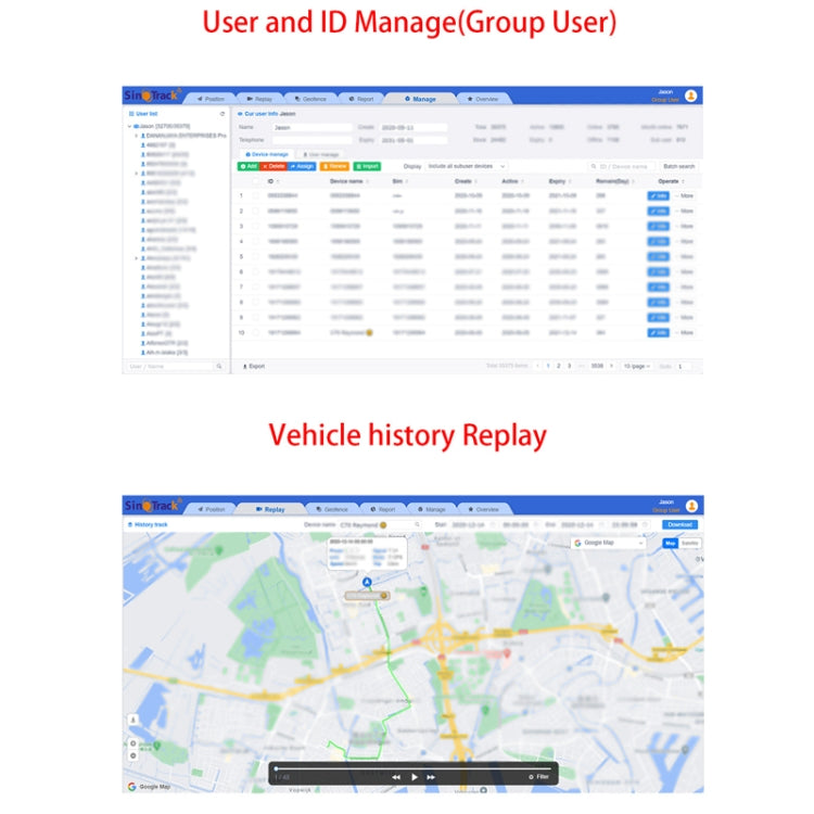 SinoTrack GPS Vehicle-Mounted Motorcycle Car Positioning Tracker, Model: 2G-ST-901M+Relay - GPS Accessories by SinoTrack | Online Shopping South Africa | PMC Jewellery | Buy Now Pay Later Mobicred