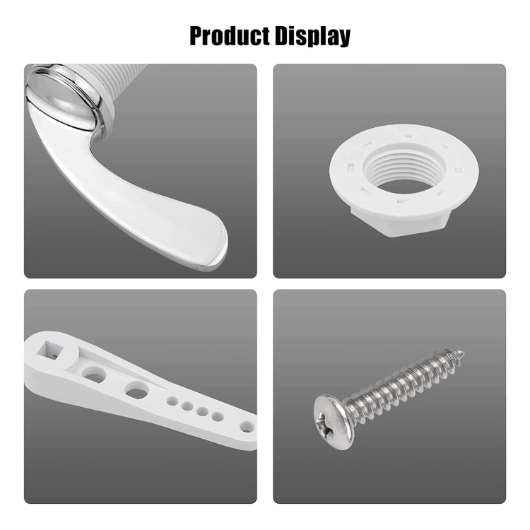 Toilet Flush Handle Replacement Toilet Hand Zinc Alloy Bathroom Accessories With Chain - Toilet Accessories by PMc TechLife | Online Shopping South Africa | PMc TechLife | Buy Now Pay Later Mobicred