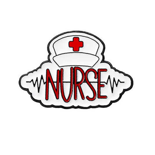 CZ0652-3 Medical Series Metal Badge Alphabetical Nurse Doctor Brooch Alloy Enamel Pins Corsage - Brooches by PMC Jewellery | Online Shopping South Africa | PMC Jewellery | Buy Now Pay Later Mobicred