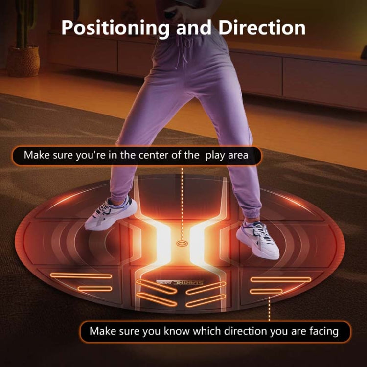 STARTRC GAMES VR Glasses Sport Game Simulation Floor Mat(Orange) - free shipping - PMC Jewellery - Order now!