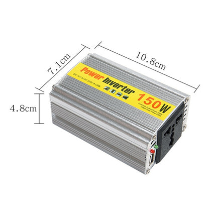 150W Car Inverter Modified Wave Automotive Power Conversion, Specification: 12V To 220V - Modified Square Wave by PMC Jewellery | Online Shopping South Africa | PMC Jewellery | Buy Now Pay Later Mobicred