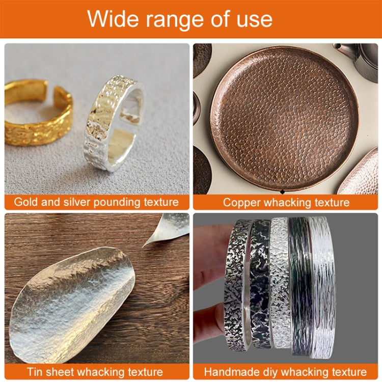 Handmade DIY Square Hammer Gold And Silver Jewelry Texture Hammer, Model: No.1 - free shipping - PMc TechLife - Order now!