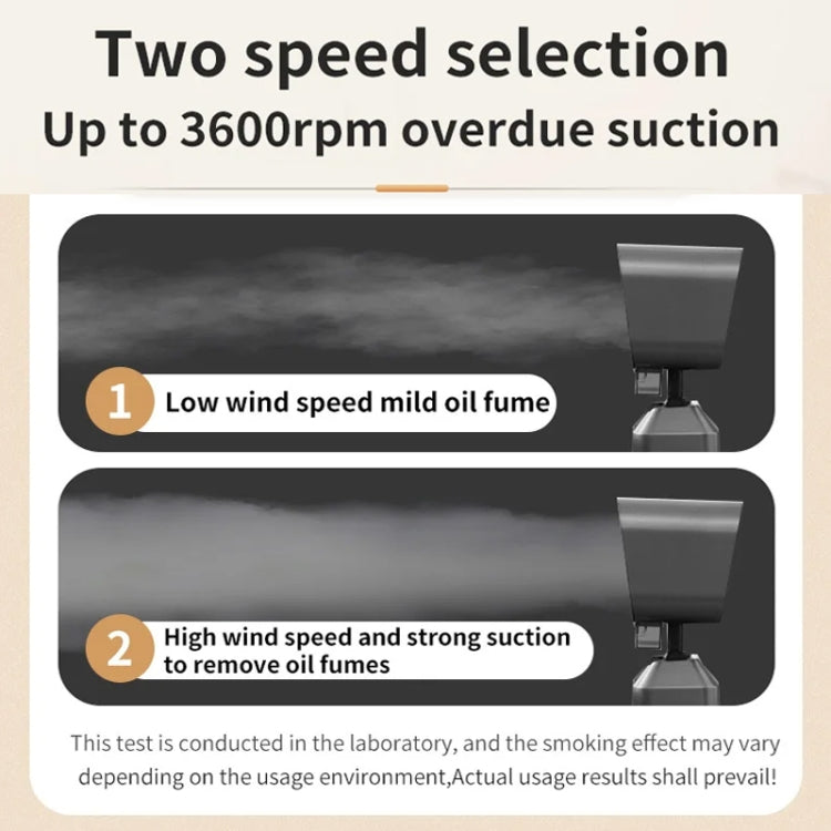 Desktop Range Hood Barbecue Small Movable Liftable Extractor Hood 2 Wind Speeds Adjust EU Plug - free shipping - PMC TechLife - Order now!
