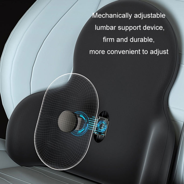 Multifunctional Car Memory Foam Adjustable Lumbar Support, Color: Classic Dark Blue - Seat Accessories by PMC Jewellery | Online Shopping South Africa | PMC Jewellery | Buy Now Pay Later Mobicred