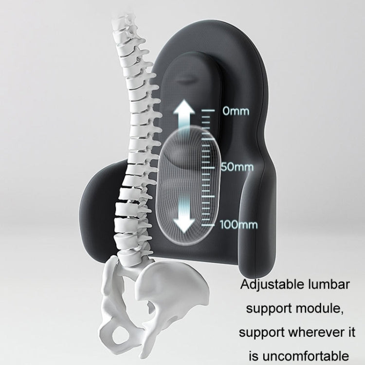 Multifunctional Car Memory Foam Adjustable Lumbar Support, Color: Classic Dark Blue - free shipping - PMC Jewellery - Order now!
