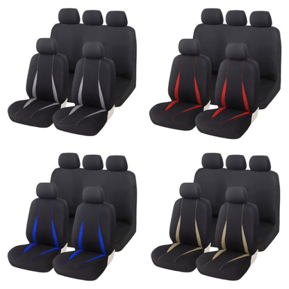 Cars All Seasons Universal All-Inclusive Fabric Seat Cover(33055 Blue) - Seat Accessories by PMC Jewellery | Online Shopping South Africa | PMC Jewellery | Buy Now Pay Later Mobicred