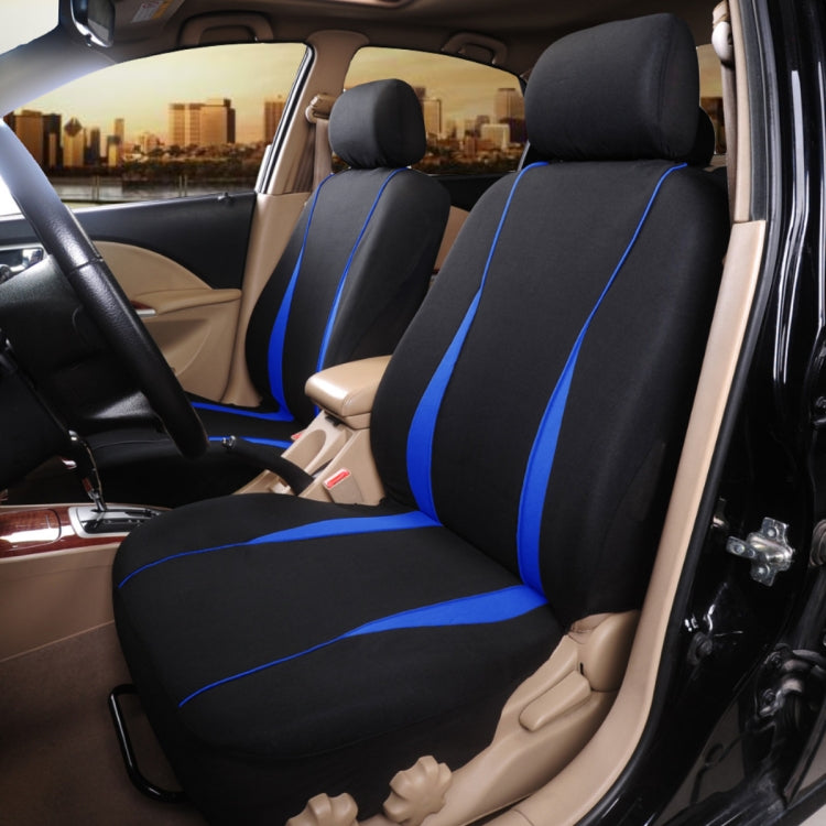 Cars All Seasons Universal All-Inclusive Fabric Seat Cover(33055 Blue) - Seat Accessories by PMC Jewellery | Online Shopping South Africa | PMC Jewellery | Buy Now Pay Later Mobicred