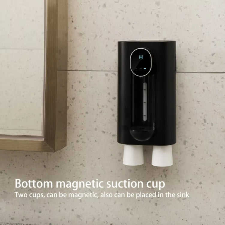 540ml  Automatic Mouthwash Dispenser 3 Levels Quantitative with 2 Magnetic Cups(Black) - Soap Dispenser by PMc TechLife | Online Shopping South Africa | PMc TechLife | Buy Now Pay Later Mobicred