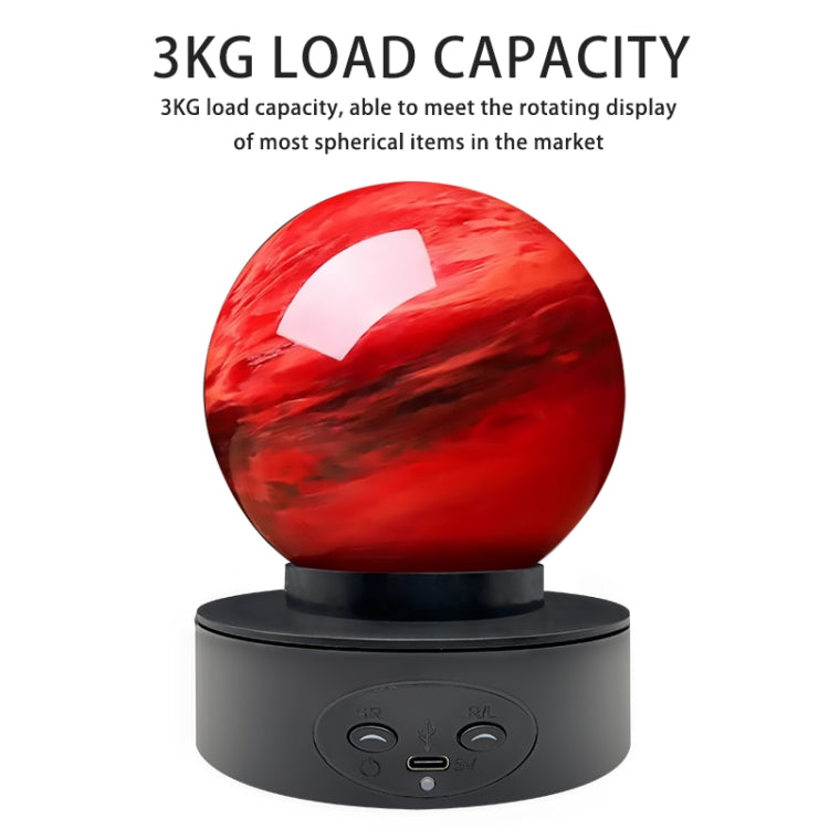 Intelligent Electric Roundabout 360 Degree Rotating Disc Table Live Shooting Video Props(Black) -  by PMC TechLife | Online Shopping South Africa | PMC TechLife | Buy Now Pay Later Mobicred